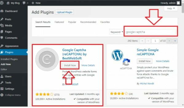 Cara Memasang Captcha Google Di Wordpress Praktis Dan Mudah